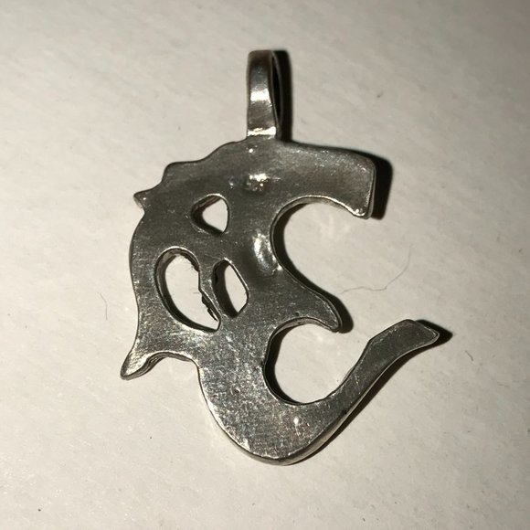 Sterling Silver Ohm Pendant - Picture 4 of 4